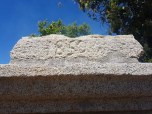 Pedra com ano de construção